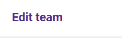 Edit team title